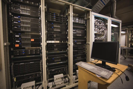 Server Room with Equipment