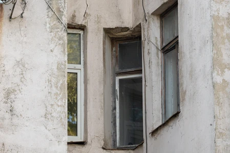 Weathered Building Facade