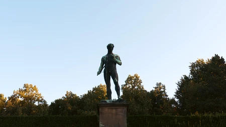 Statue in a Park