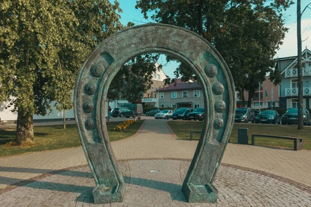 Historic Horseshoe Sculpture