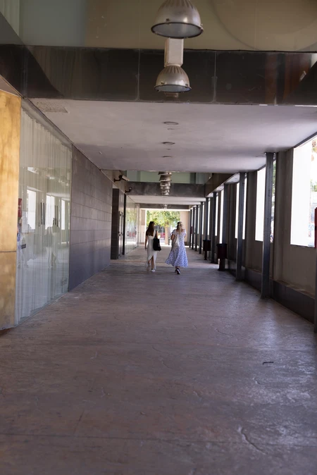 Urban Walkway Scene
