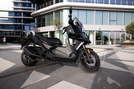 Modern Scooter in Urban Setting