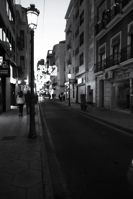 Evening Street Scene