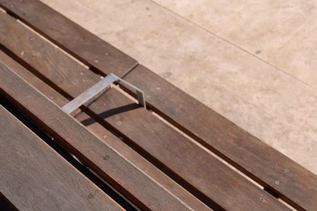 Wooden Bench Close-up