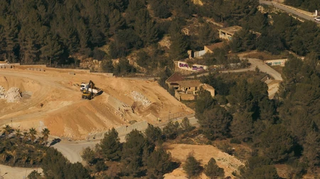 Aerial View of Quarry and Woodland