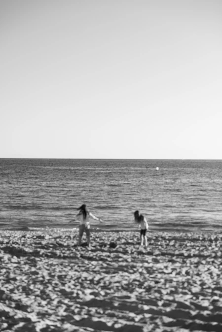 Children Playing on the Beach