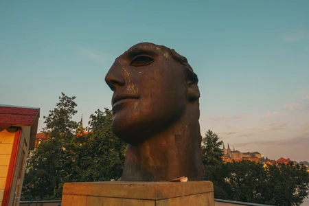 Sculpture at Dusk