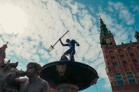 Historic Fountain in the City
