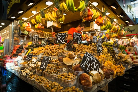Vibrant Market Display