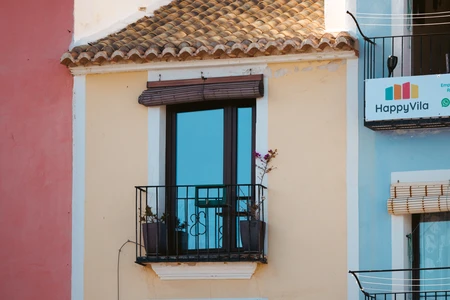 Colorful Mediterranean Facade
