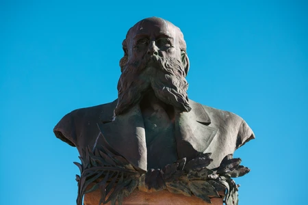 Monument Against Blue Sky
