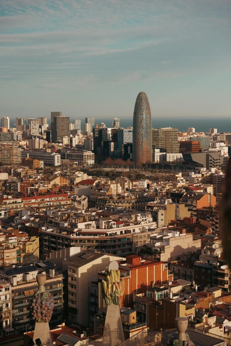 View of a Vibrant Cityscape