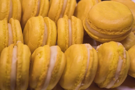 Yellow Macarons
