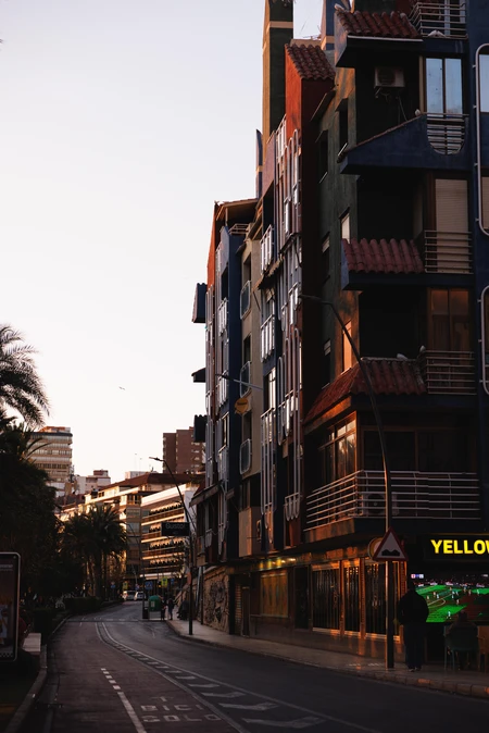 Evening Street Scene