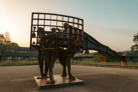 Sculpture at Dusk