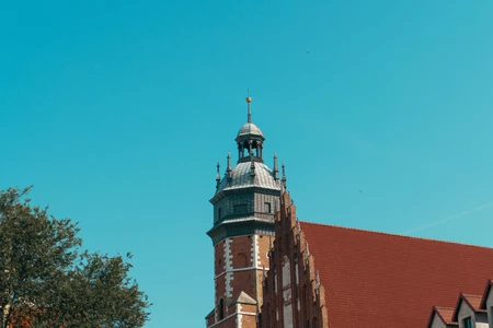 Historic Tower under Clear Sky