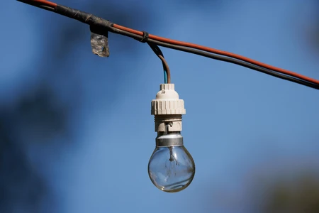 Hanging Light Bulb