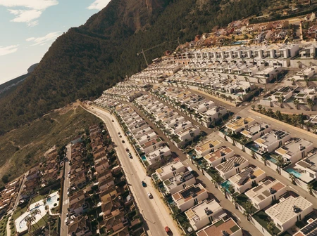 Aerial View of Residential Area