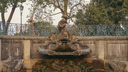 Historic Fountain Scene