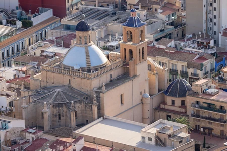 Aerial View of Historic Architecture