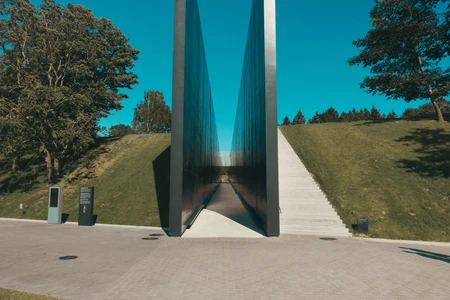 Modern Monument Entrance