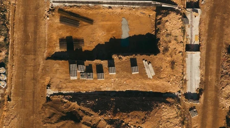 Construction Site Aerial View