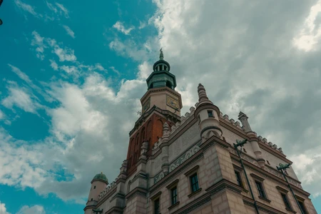 Historic Tower Against Cloudy Sky
