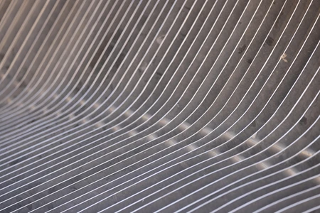 Curved Lines on Grey Surface
