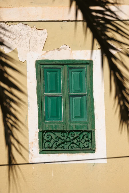 Charming Green Window