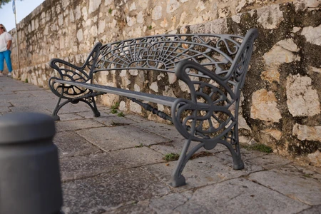 Rustic Bench Scene