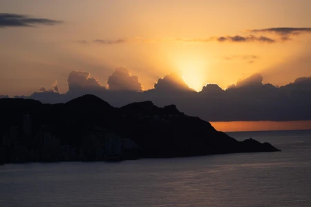 Dramatic Coastal Sunset