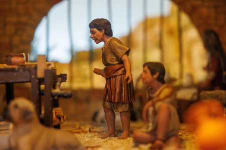 Miniature Ancient Scene