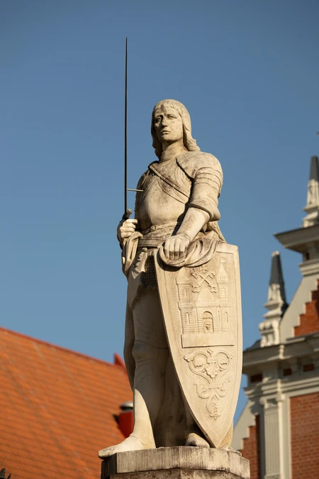 Historic Statue in Cityscape