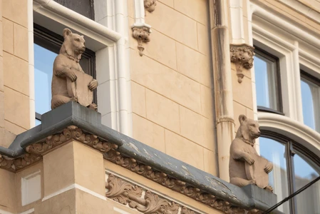 Architectural Bear Sculptures
