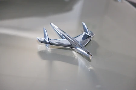 Chrome Airplane Ornament