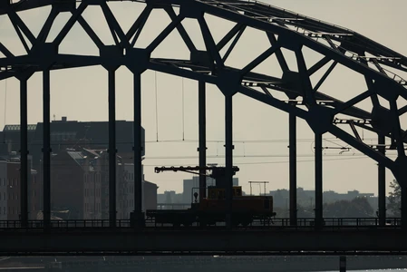 Silhouette of a Bridge