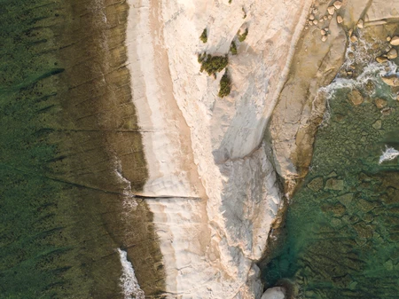 Coastal Cliff and Ocean