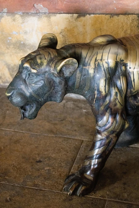 Bronze Tiger Sculpture