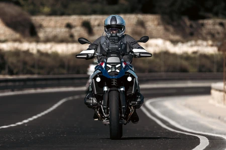 Motorcyclist on Scenic Road