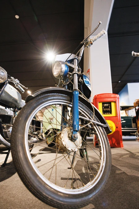 Vintage Motorcycle Display