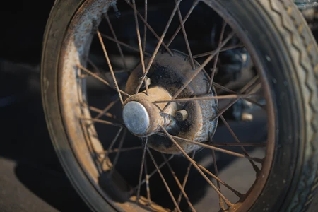 Rustic Wheel Detail