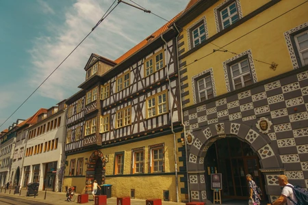 Charming Street with Historic Architecture