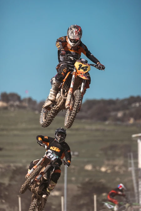 Exciting Motocross Competition
