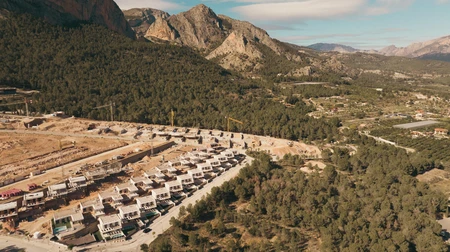 Mountainous Construction Site