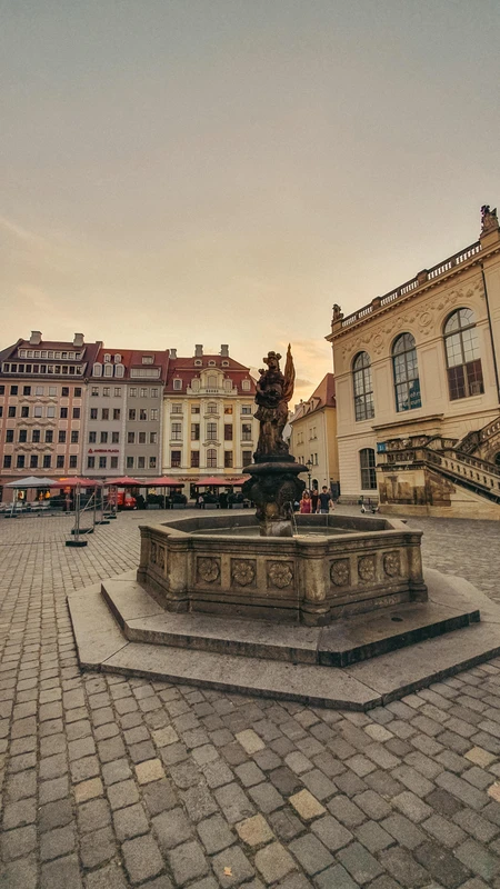 Historic Town Square at Sunset