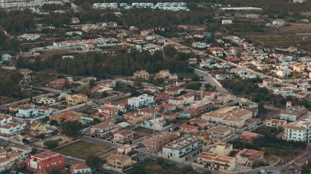 Aerial View of a Suburban Area