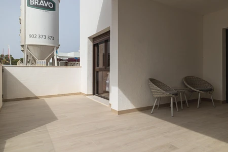 Outdoor Terrace with Chairs