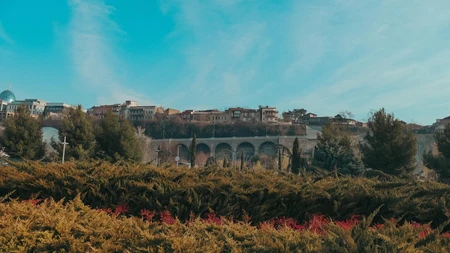 Scenic Landscape with Ancient Architecture
