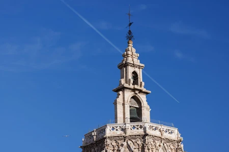 Historic Tower against Blue Sky