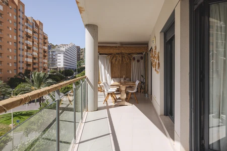 Sunny Urban Balcony